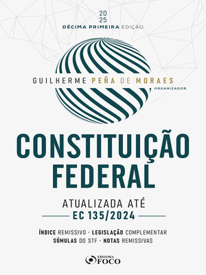 cover image of Constituição federal--11ª Ed 2025